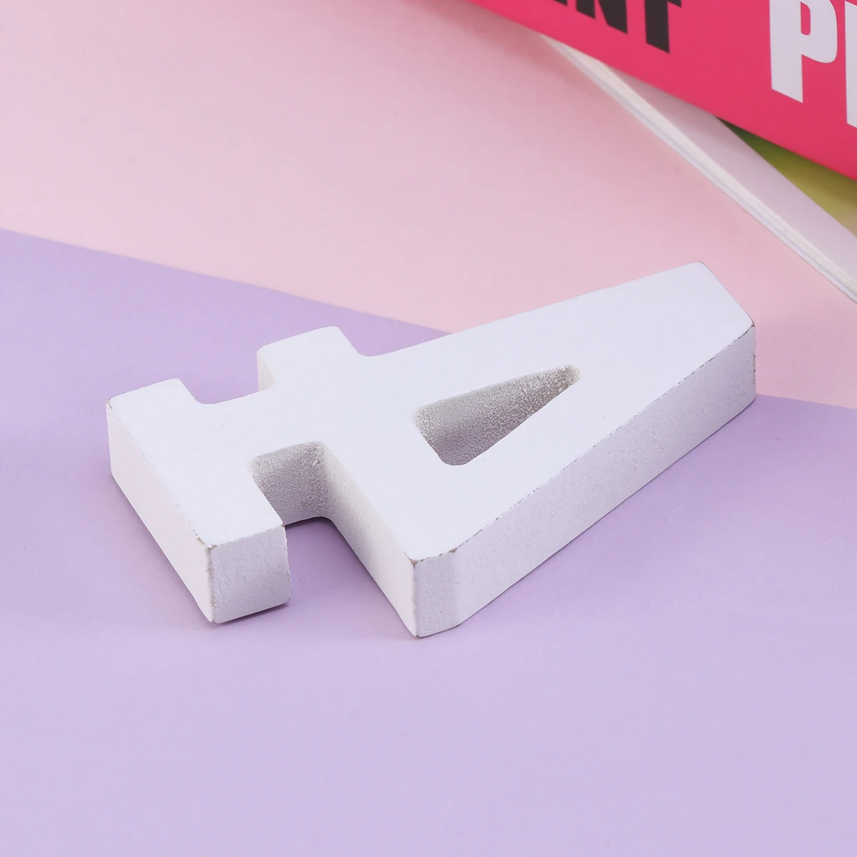 

DIY 8cm Wooden Table Numbers Wedding Decoration White Sign Birthday Party Props Dinner Decorations (Number 4) Unique Seating