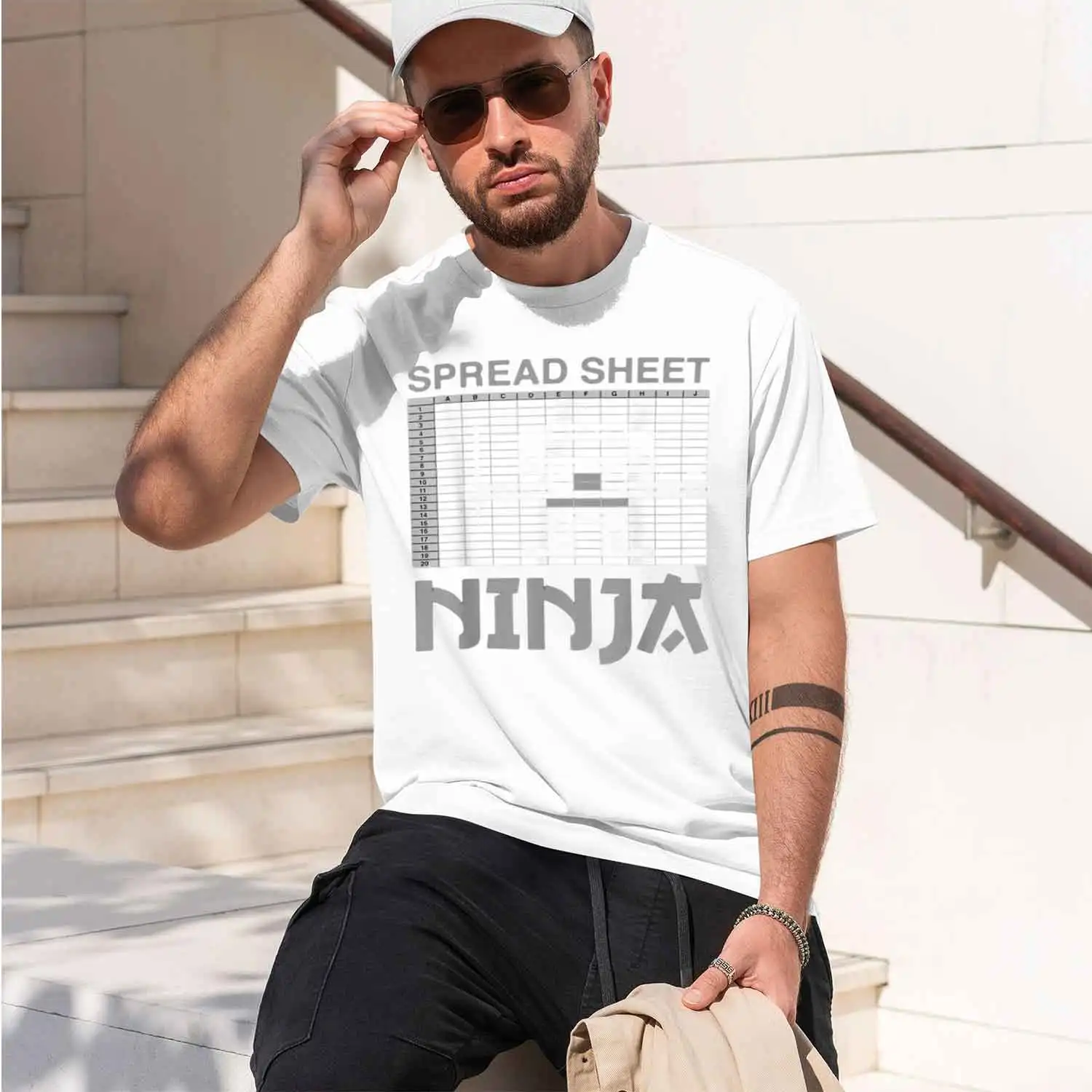 Spreaheet Funny Offe Py Excel Data Lover T-Shirt Tshirts For Men Europe T Shirt Prevailing Leisure 2026 New Model Short-sleeve c
