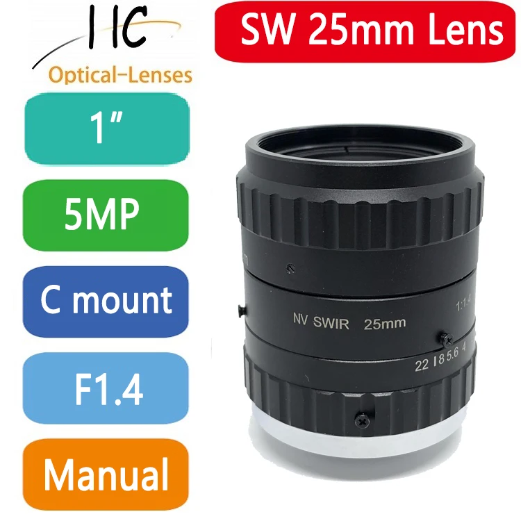 NV2514SWIR 5.0 Mega Pixel SWIR C-Mount 25mm 1