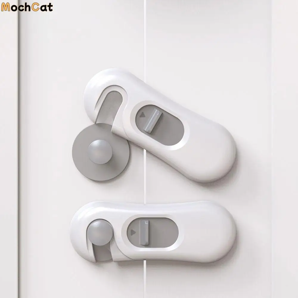 Simple Installation ABS Plastic Anti-Pinch Hand Door Lock Refrigerator Door Lock Baby Safety Lock Storage Cabinet Door Lock