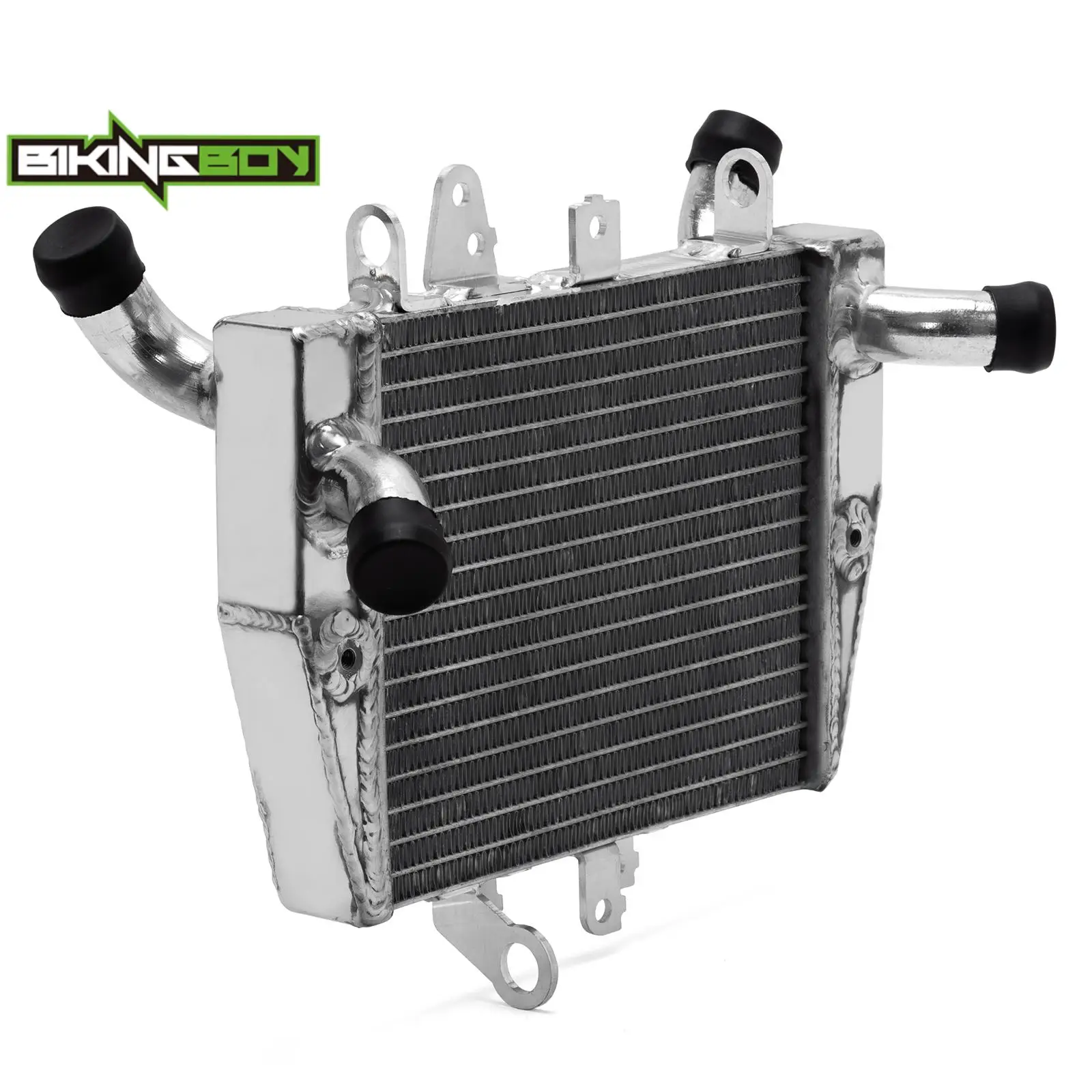 BIKINGBOY For Honda Interceptor 800 VFR800 14 15 16 17 18 Lower Engine Radiator Cooling Water Cooler Aluminum Core Polished