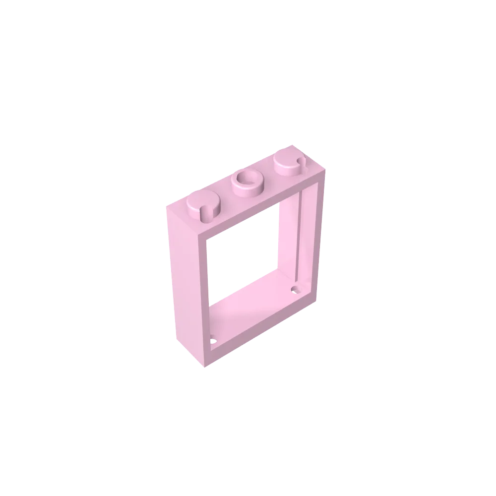 GDS-2178 Window Frame 1 x 3 x 3 Gobricks compatible with lego 51239 Assembles Building Blocks children\'s toys