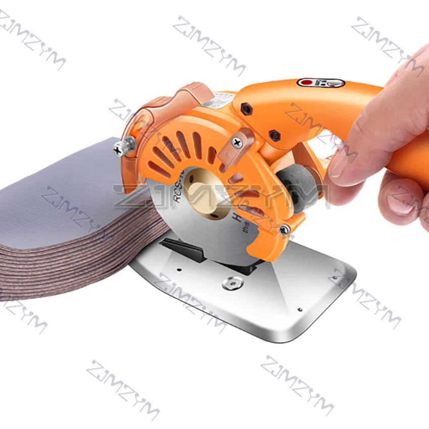Forbici elettriche industriali lama rotonda portatile 110V-220V macchina per panno da taglio Servo silenzioso coltello rotondo elettrico ad azionamento diretto