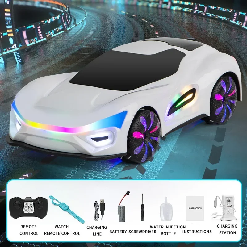 1：16 Remote Control Car for Girls Fast RC Cars with Light 2.4GHz Gesture Sensing Pink Truck Stunt Drift Car Toy Birthday Gift