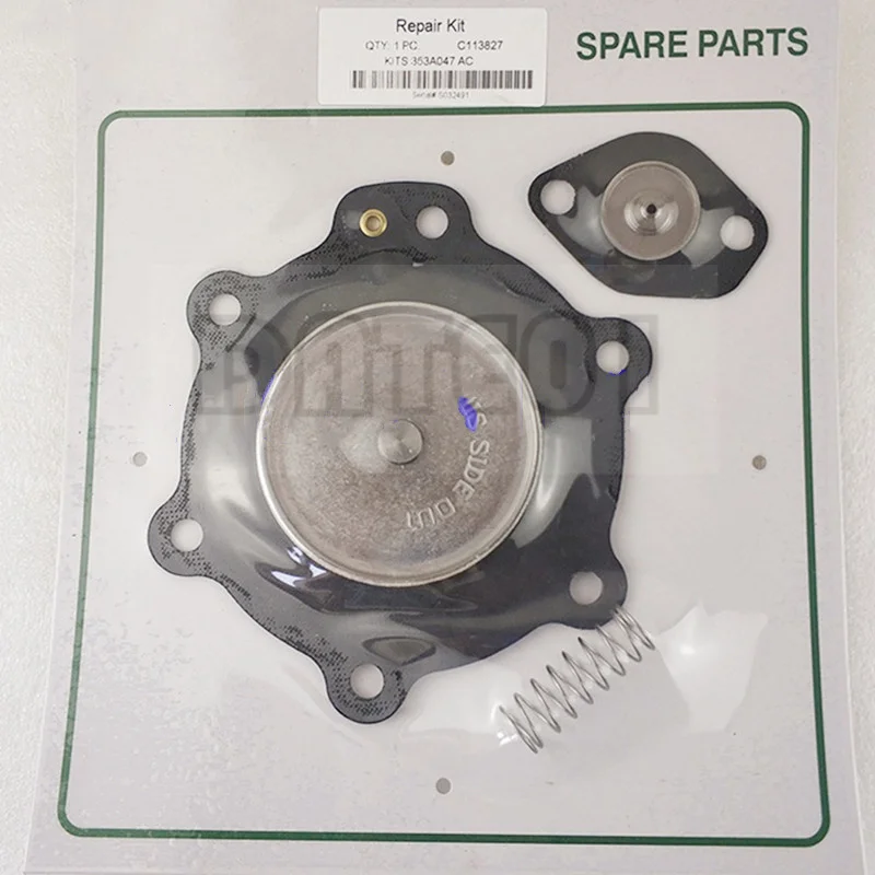 

C113827 ASCO G1-1/2" Pulse Valve Diaphragm Repair Package SCG353A047 Gasket Large And Small Diaphragm