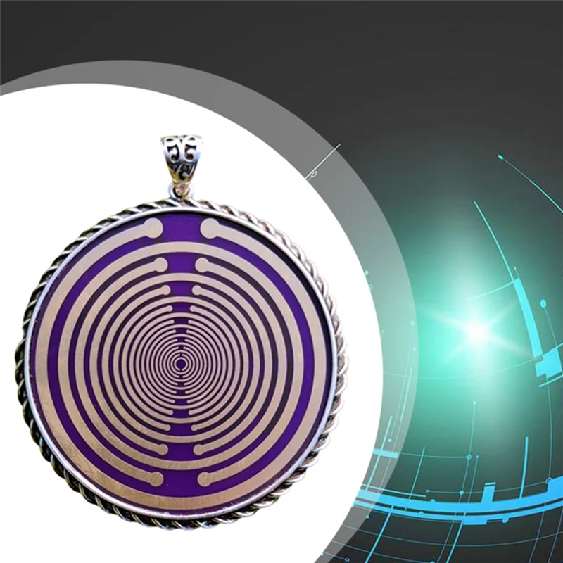 ABUG-MWO القرص Lakhovsky القرص قلادة الطاقة الاستقطاب القرص على الوجهين قلادة MWO الصحوة الذاتي إصلاح #5