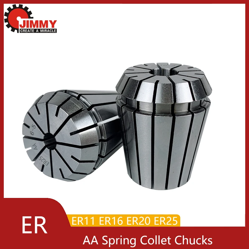 JIMMY ER11 ER16 ER20 ER25 High Precision Spring Collet Chucks Tool Holder for CNC Engraving Machine Spindle Milling Lathe