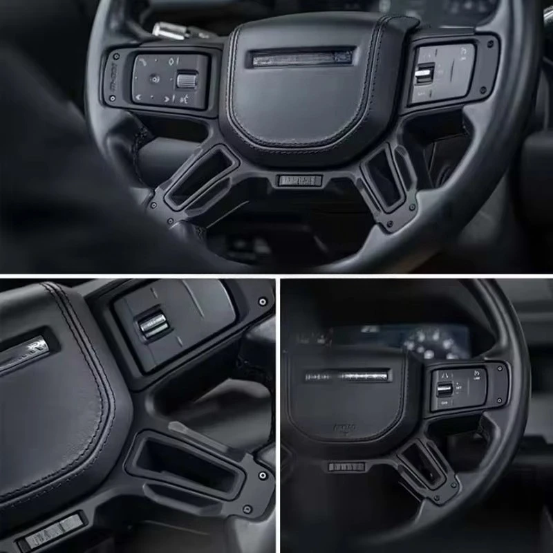 New design car interior accessories steering wheel cover aluminum alloy steering wheel frame