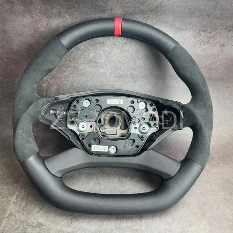 For Mercedes Benz W221 W216 S550 CL550 07-12 09 08 Leather Steering Wheel