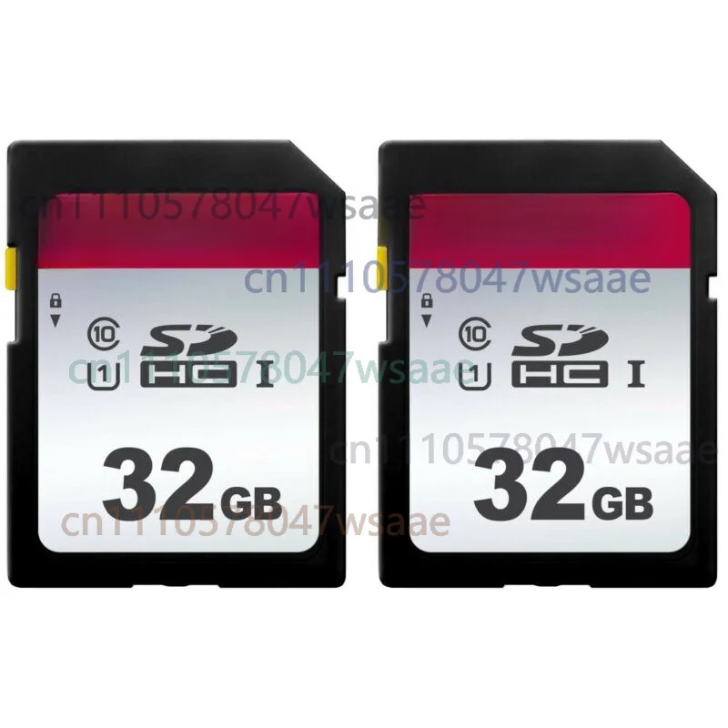 2 Pack for Transcend 32GB SDHC UHS-1 Class 10 Memory Card for Nikon for Canon for Fuji for Sony 95% new