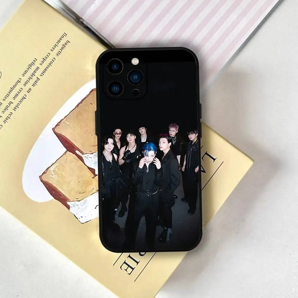 1 قطعة Kpop A-ATEEZ جراب هاتف سيليكون لينة آيفون 17 الهواء 16 15 14 13 12 11 زائد برو ماكس زائد