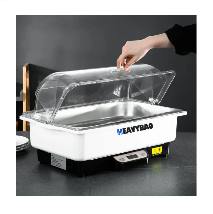 

Heavybao Chaffing Dish electric food warmer set Commercial Use Buffet Food Display Machine For Restaurant