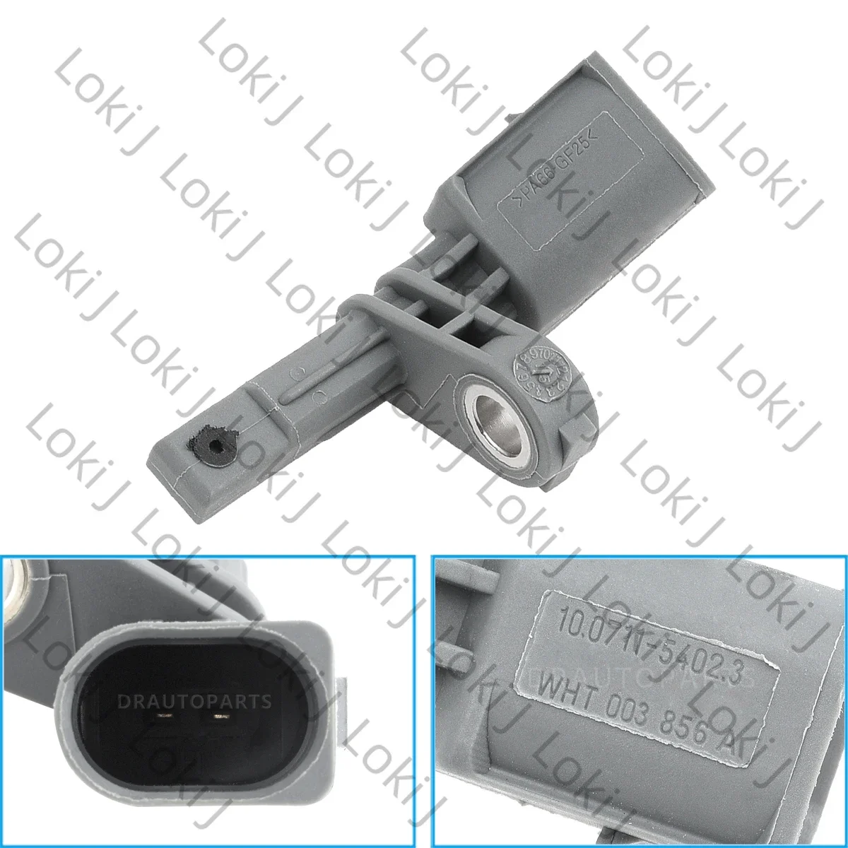 Rear Right Gray ABS Wheel Speed Sensor 95560640610,95560640611,95560640612 For PORSCHE Cayenne (9PA) 2002-2010