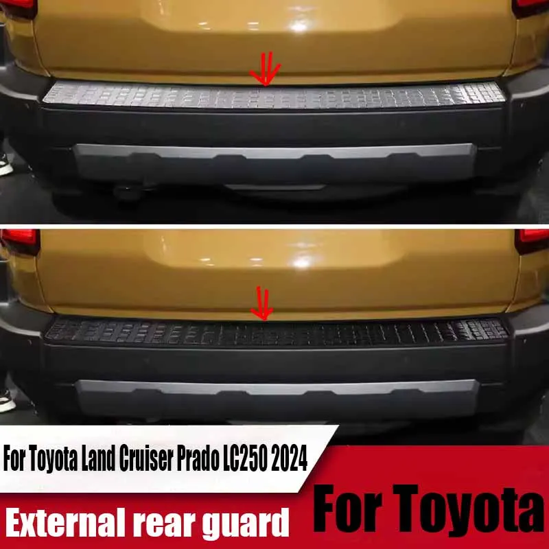 For Toyota Land Cruiser Prado LC250 2024 tail box external rear guard panel car interior decoration accessories