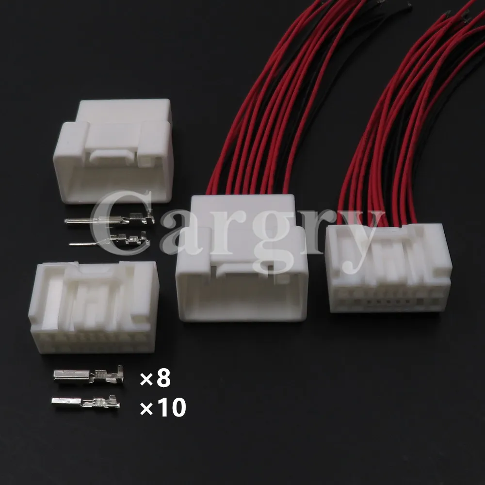 

1 Set 18P Automobile Harness Connector AC Assembly Auto Plastic Housing Socket