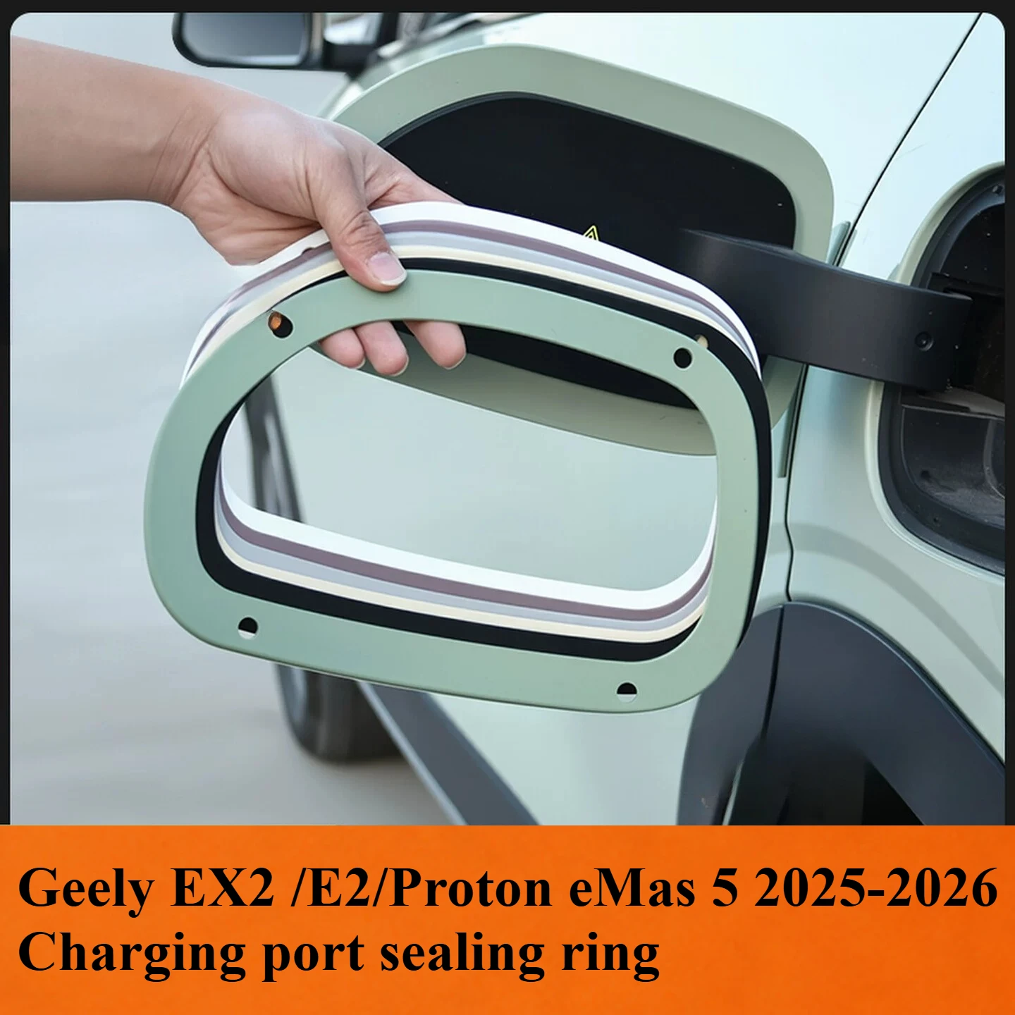 For Geely EX2 /E2/Proton eMas 5 2025-2026 Charging Port Sealing Ring Waterproof Rubber Rainproof Protection Accessories