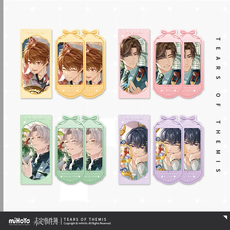 Official MiHoYo Tears of Themis Vilhelm Richard Albert De Haspran Commemorate Card Collection Anime Cosplay Xmas Gifts Game