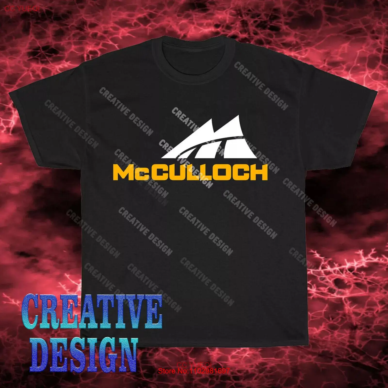 New Design Mcculloch Chainsaw Logo Unisex T-Shirt Funny Size S To 5Xl