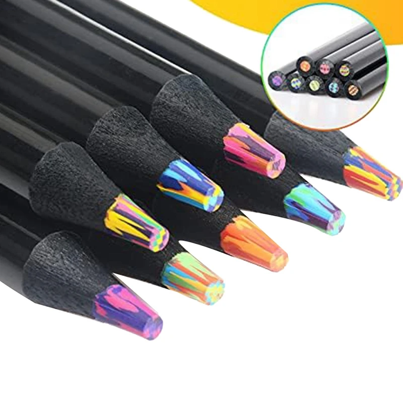 8 Colors Jumbo Colored Pencils Colored Pencils For Adults, Multicolored Pencils For Art Drawing, Coloring, Sketching