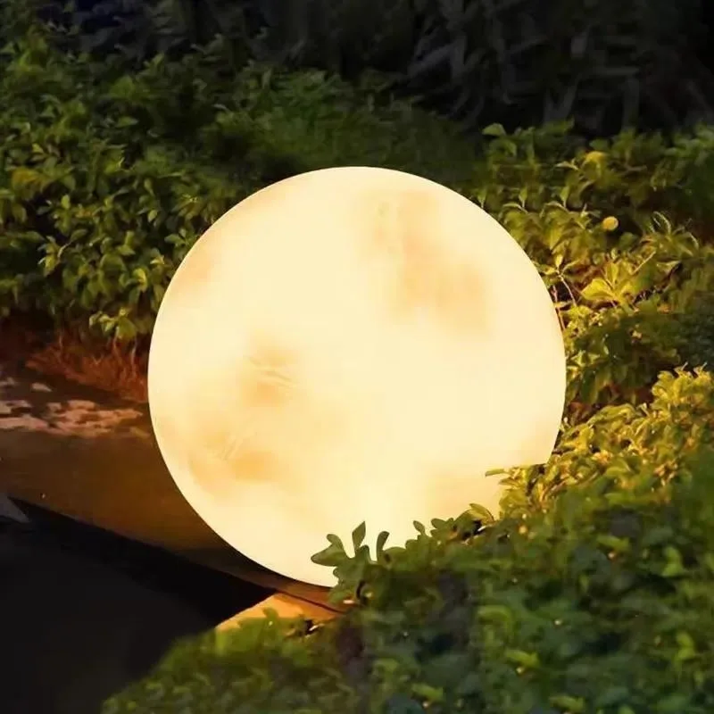 for Outdoor Waterproof IP65 Light Emitting Diode Solar Moon Light Patio Balcony Garden Atmosphere Decoration Hanging Planet