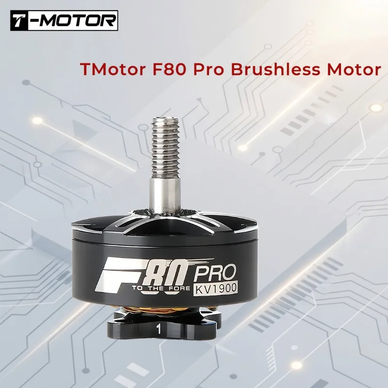 

TMotor F80 Pro 1900/2200/2500KV Brushless Motor for FPV Racing Drones - 220 250mm RC Quadcopter Frame Compatibility