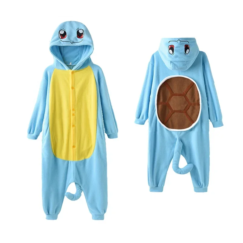2025 New Cartoon Kigurumi Dragon Onesie Boys Halloween Festival Party Cosplay Costume Kids Pajama Children Charizard  Outfit AFF
