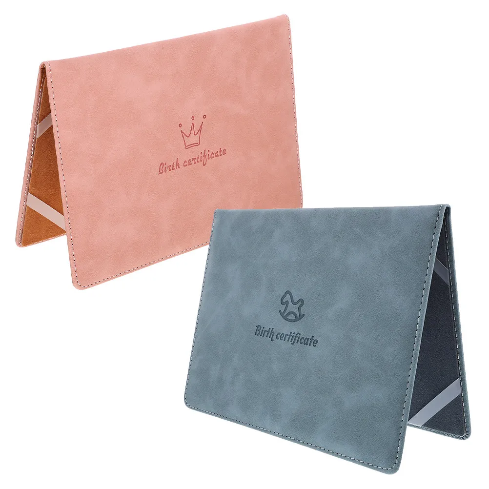 

2 Pcs Birth Certificate Cover Protector Sleeve Folder Case for Certificates Holder