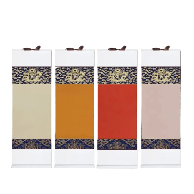 

Batik Vertical Hanging Scroll Blank Calligraphy Painting Rice Paper Scroll Ancient Chinese Style Decorative Hanging Scroll