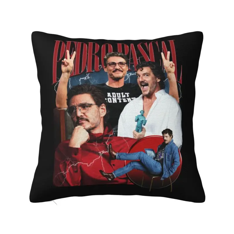 Nordic Pedro Pascal Bootleg Print Throw Pillow Covers Home Decor 3D Printed Sofa Chair Cushion Cover Polyester Soft Pillowslip