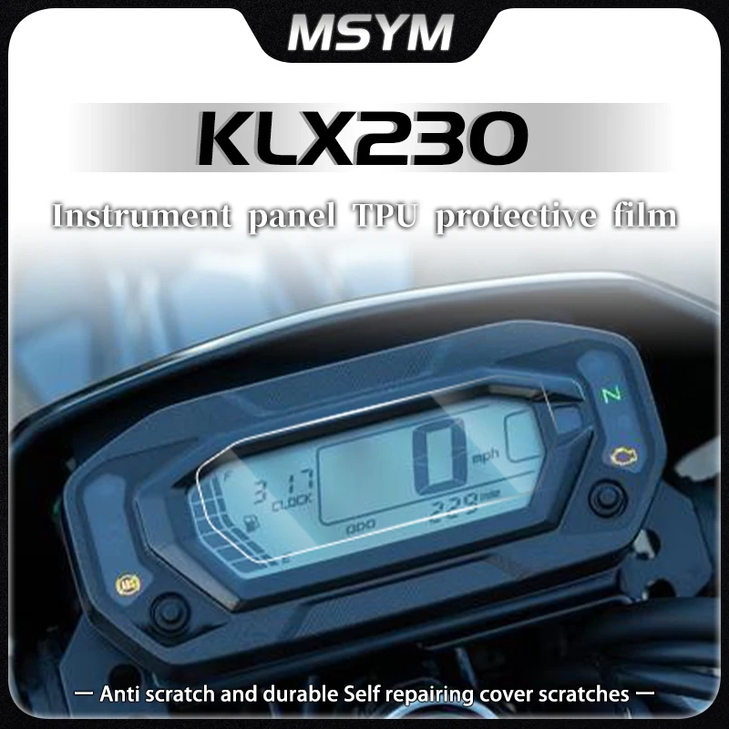 For Kawasaki KLX230 KLX 230 2020 2021 2022 2023 Speedometer Cluster Scratch Cluster Screen Protection Film Protector