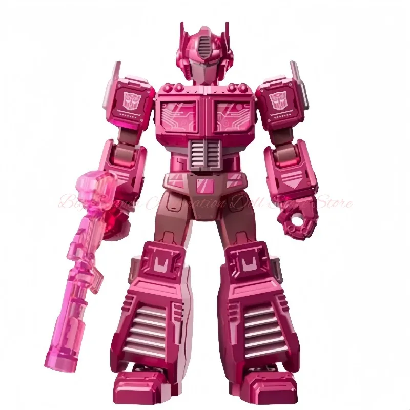 

В наличии: Игрушка-трансформер, ограниченная серия, розовый прозрачный Оптимус Прайм (Pink OP Pillar Prime), коллекционная фигурка, подарок.