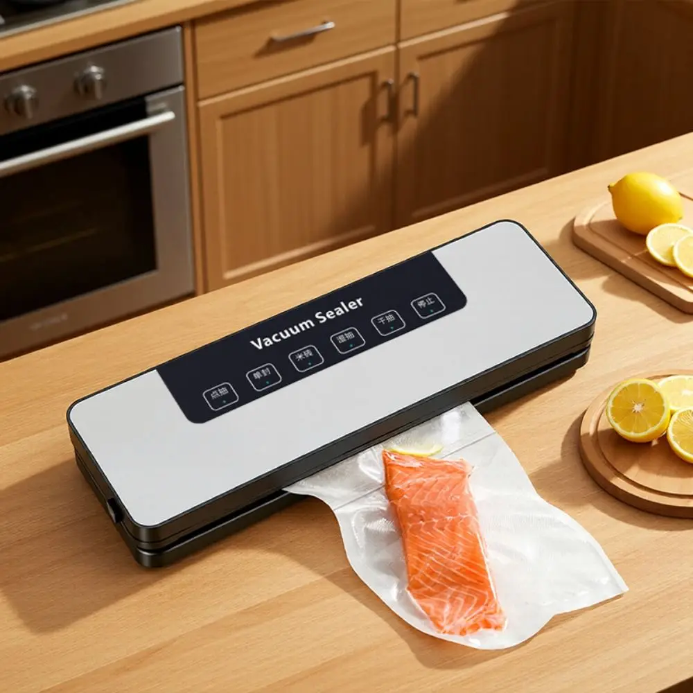 

Вакуумный упаковщик с сенсорными кнопками, несколько режимов, для кухни, автоматическая ручная управляемая машина для вакуумной упаковки продуктов