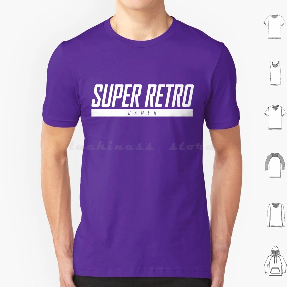 Super Retro T Shirt Cotton Men Women Diy Print Super Classic Retro Link Metroid Chrono 90S Kid Childhood Super World Chrono