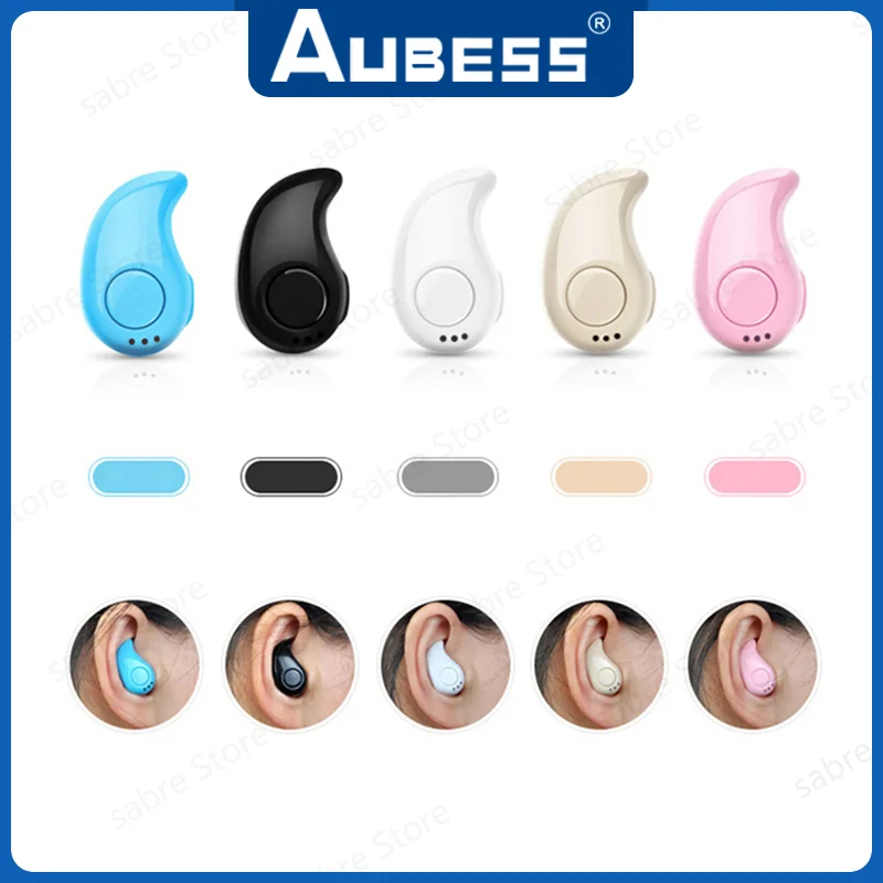 S530 Bluetooth Earphone Stereo In-Ear Sport Music Earbud With Mic Handsfree Calls Headset Earpiece For All Smart Phones 5 Color