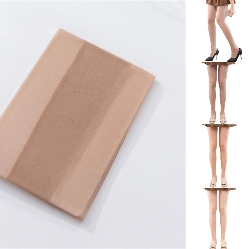 

High Elasticity Sheer Pantyhose for Women Breathable See Through Tights Control Top Stockings with Reinforced Toes 6XDA