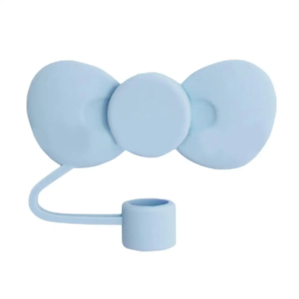 Lovely Bow Straw Covers Cap Toppers For Stanley 30&40 OZ Tumbler Cup Reusable Cute Silicone Straw Tips Lids Protect Covers New image 4