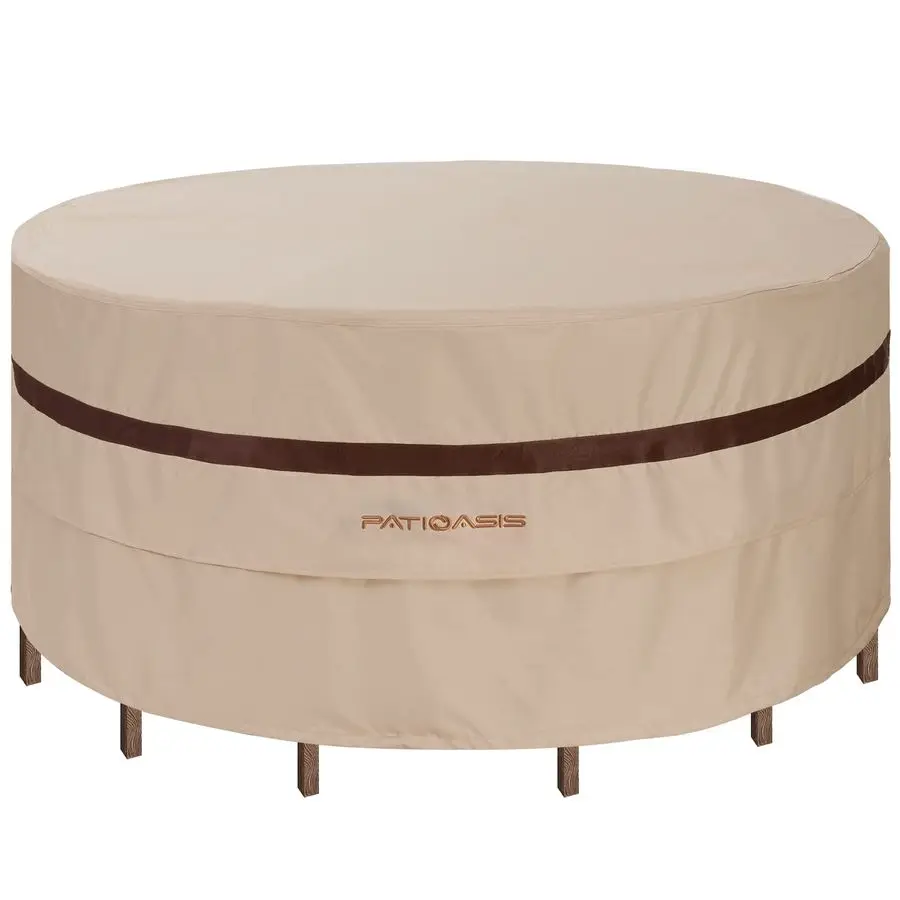 

Patio Table Cover 76 Dia Waterproof Patio Furniture Set Covers 30h Outdoor Lawn Table and Chair Covers