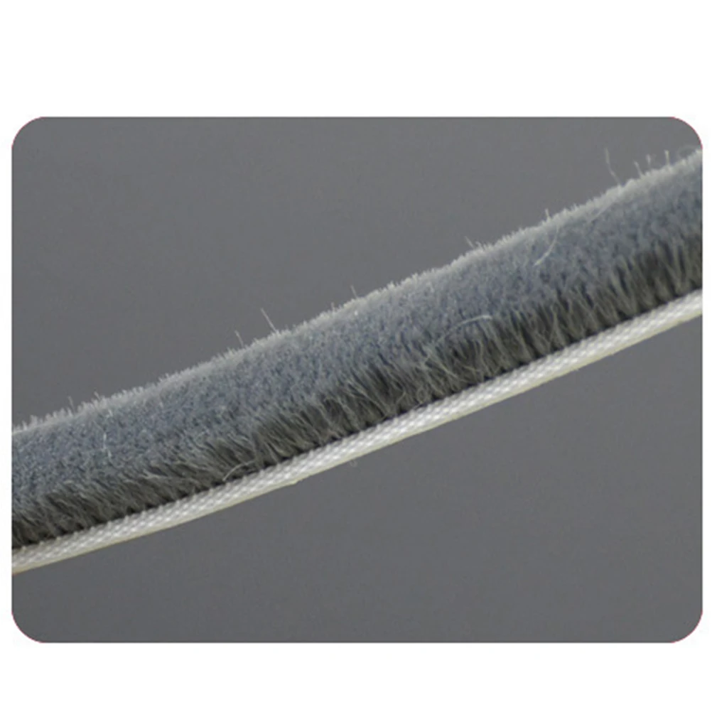 

5M Door Window Seal Tape Brush Excluder Pile Weatherstrip Insulation Waterproof Windproof Sealing Strip Self Adhesive Hardware