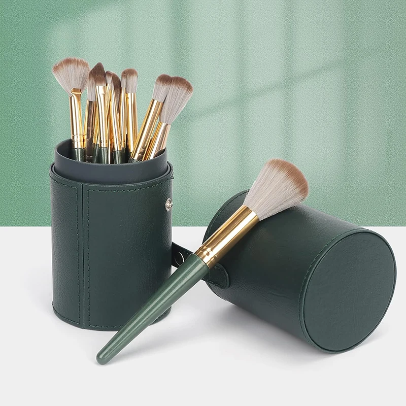 JTFIL 14Makeup Brushes Set Foundation Eyeshadow Blush Highlighter Soft Fluffy Concealer Blending Brush Beauty Tool