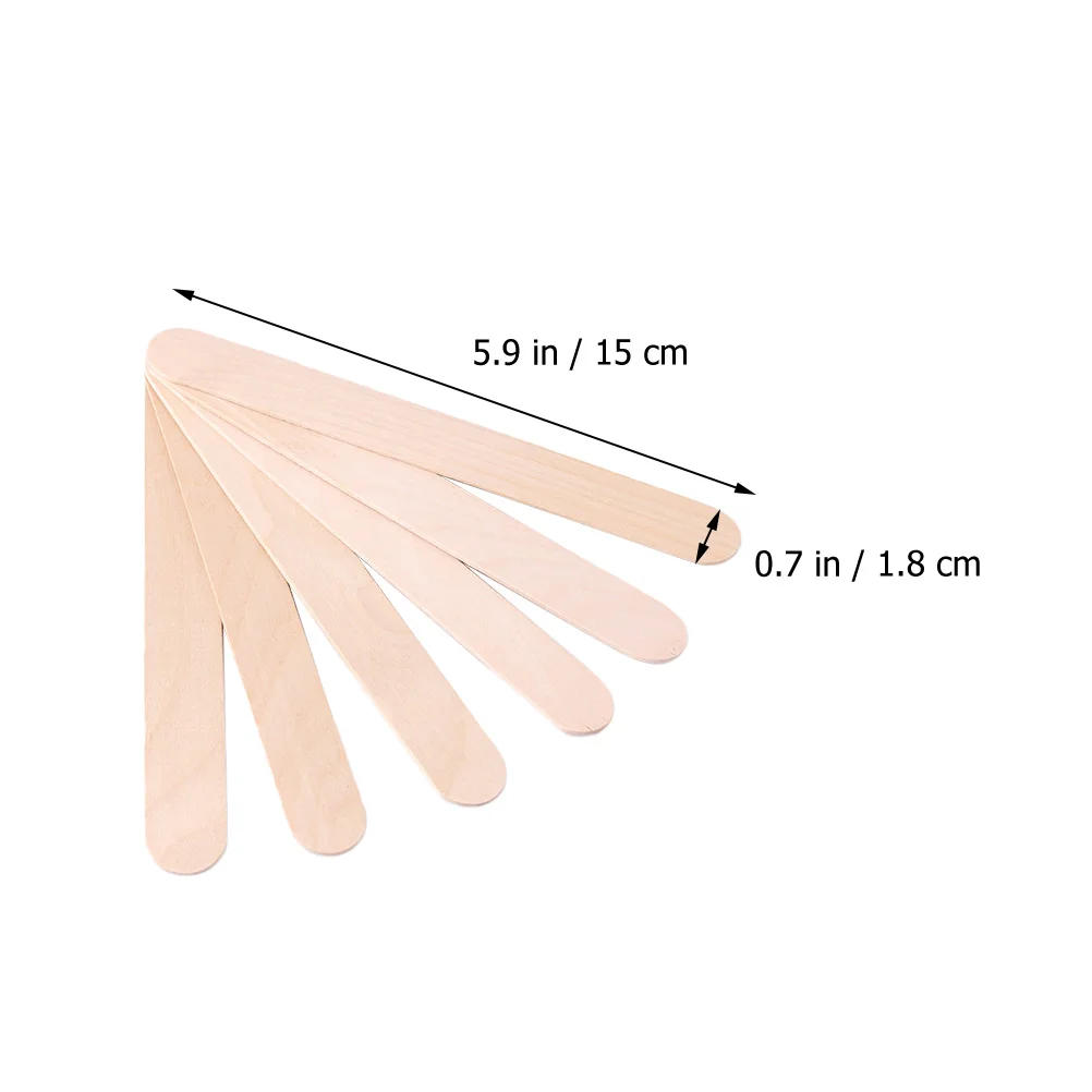 200 шт. шпатели для скребка для воска для удаления волос, принадлежности для вощения, одноразовые палочки-аппликаторы