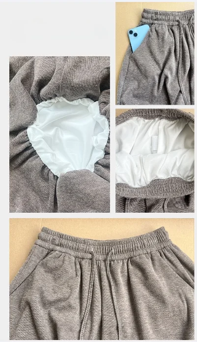 2026 Wool Blending Material Women Casual High Waist Lace-Up Waist Long Pants Fashion Wide Leg Pants Women Clothes Trousers