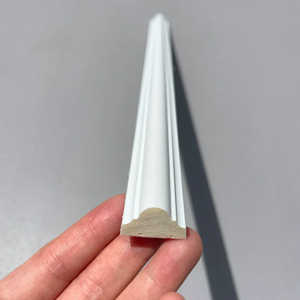 18 Pieces Imitation Gypsum Decorative Line Wall Modeling Foam Building Materials for Background Wall Decor