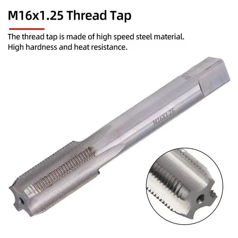 طقم تصليح الخيوط الطازجة M16X1.25 الحنفية M14X1.25 إدراجات لاستعادة خيوط أداة لفائف السيارة التالفة