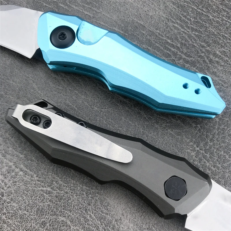 Outdoor survival camping KS7350 aluminum alloy handle hunting tactics self-defense collection EDC tool folding knife