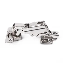 1PC Scharnier Roestvrij Stalen Deur Hydraulische Kastdeur Scharnieren Demper Buffer Soft Close Voor Kast Meubelbeslag