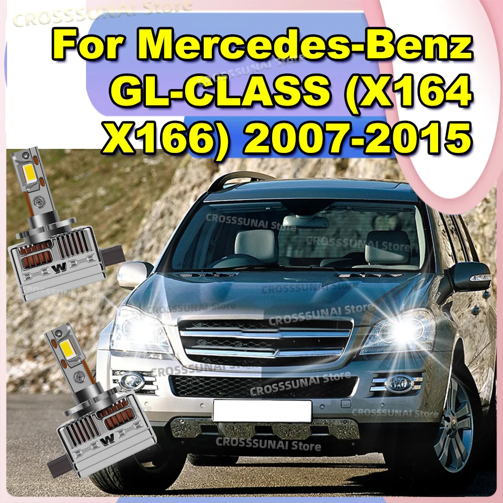 

Светодиодные фары Canbus 1:1 HID Auto Lamp 50000LM Plug&Play для Mercedes Benz GL-CLASS X164 X166 2007-2015 2011 2012 2013 2014