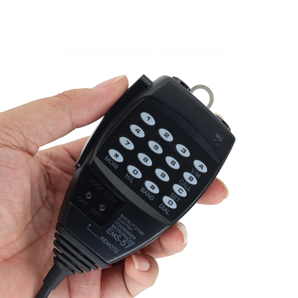 EMS-57 8pin DTMF Handheld Speaker Mic PTT For Walkie Talkie DX-SR8T DX-SR8E DX-70T DX-77T DR-235