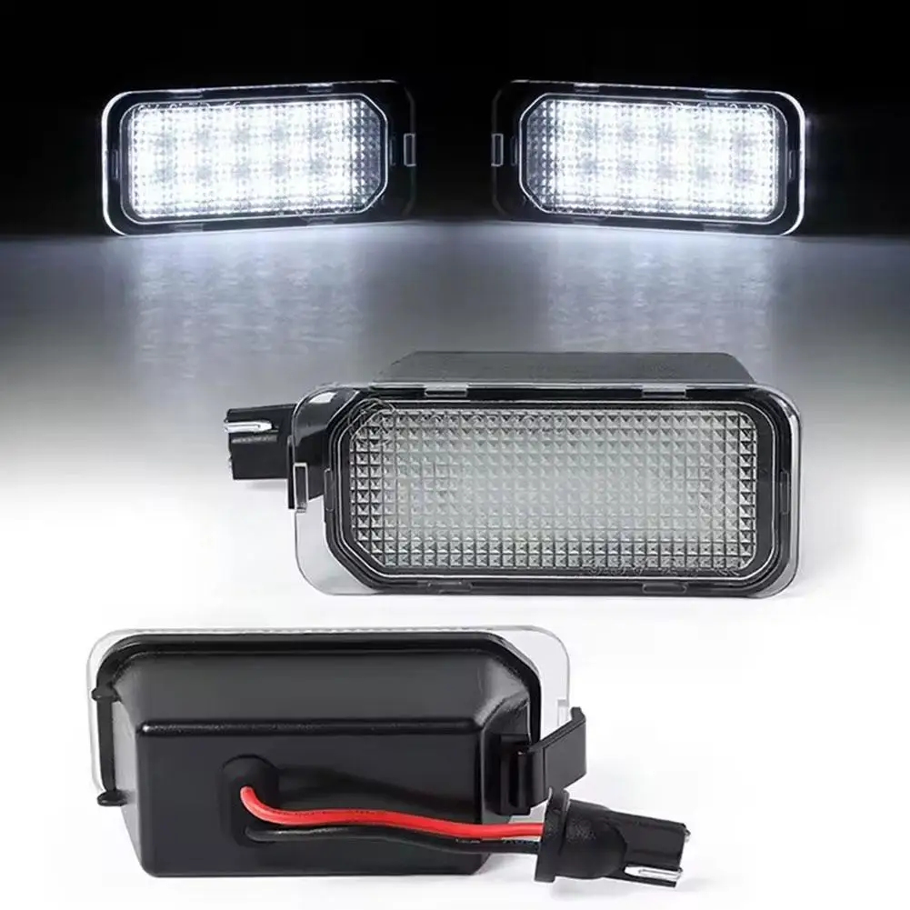 

2pcs 12V Car License Plate Light Taillight Lamp for Truck SUV Trailer Van Fiesta Focus KUGA GALAXY C-MAX S5L7