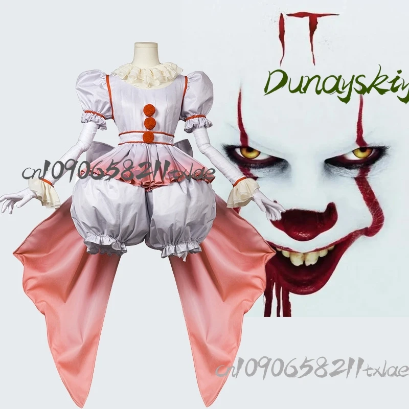 Disfraces de Halloween de terror, accesorios góticos, oscuros, geniales, Penny, aterrador, Wise, Itt, fiesta diaria, Jirai Kei, Cosplay de Halloween