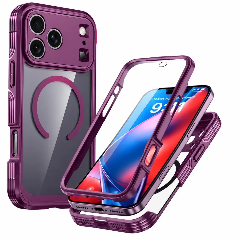Przezroczyste, wodoszczelne, odporne na upadki etui z pełną ochroną dla iPhone 18 Pro Max, iPhone 17 PRO MAX – odporne na wstrząsy, ochronne etui. — 2